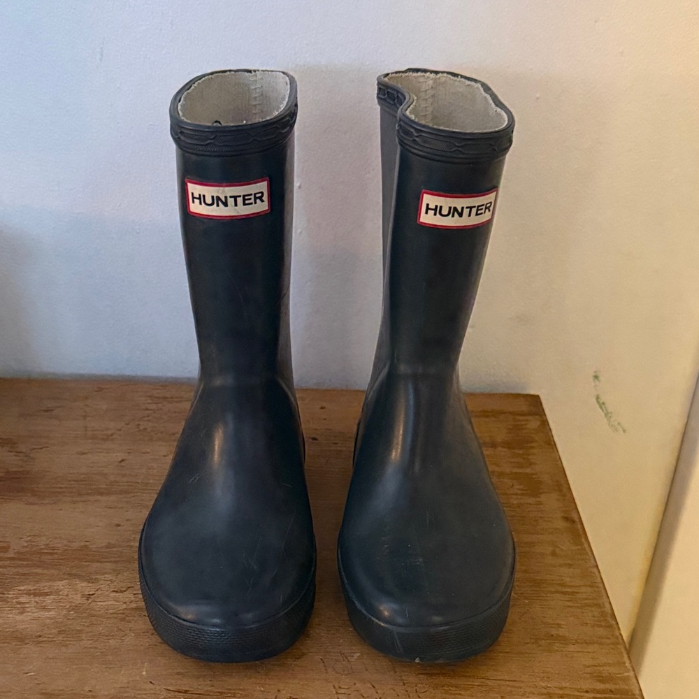 Hunter Classic Boots Kids size 11 Navy